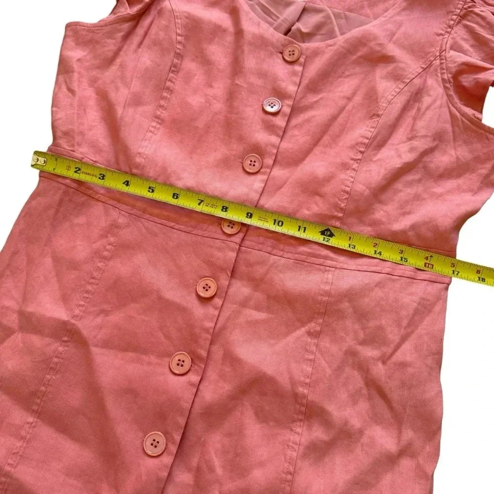 Rachel Parcell Blush Button Midi Dress - Picture 8 of 14